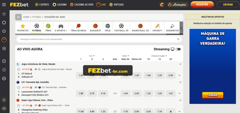 World cup betting